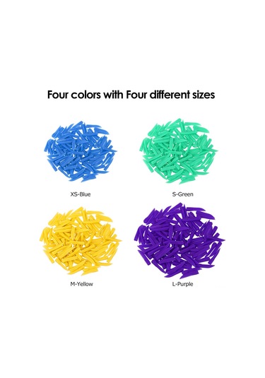 Moveevo Diş Hekimliği İçin 400 Adet Hijyenik Plastik Diş Aralık Takozu - 4 Farklı Boyut