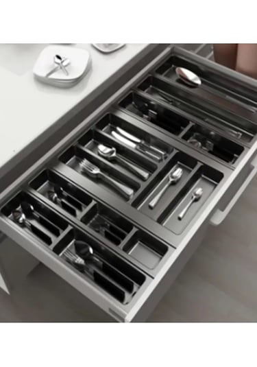 Eco Lüx Modül Kaşıklık Antrasit 55x49 Cm -acero-20354 Diğer