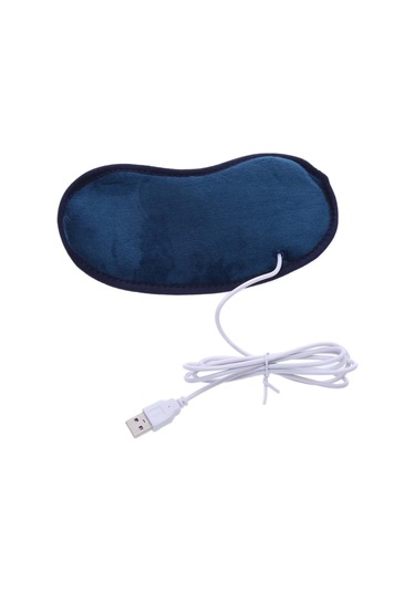 Lichen Rahatlatıcı Göz Maskesi Usb Göz Maskesi Elektrikli Göz Mavi
