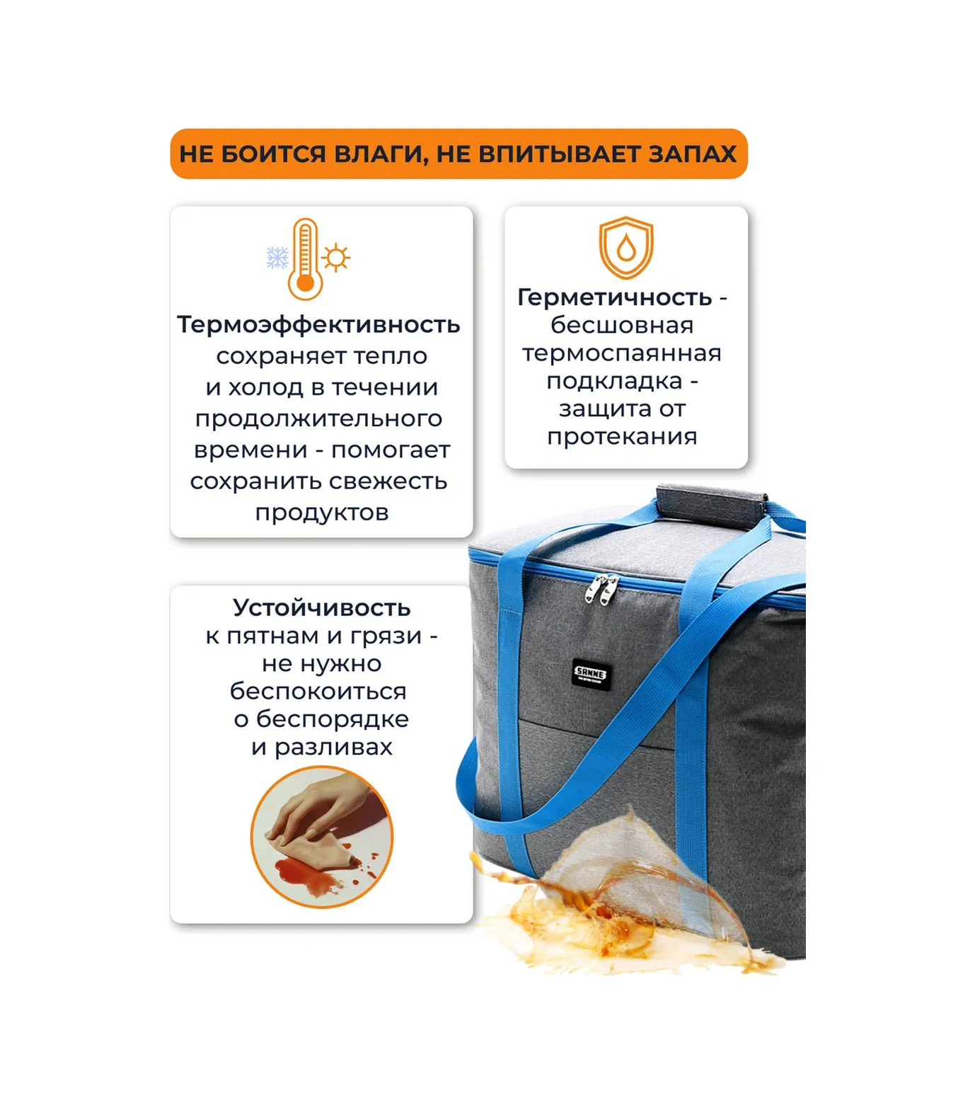 Okkıbag Termo Çantalı Soğutucu Çanta 423250109 Gri