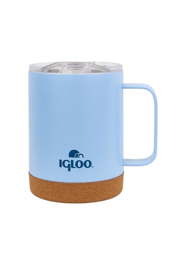 Çelik Mug Termos - Igloo - Cork - 350ml - Buzul Mavi - 205696 Diğer