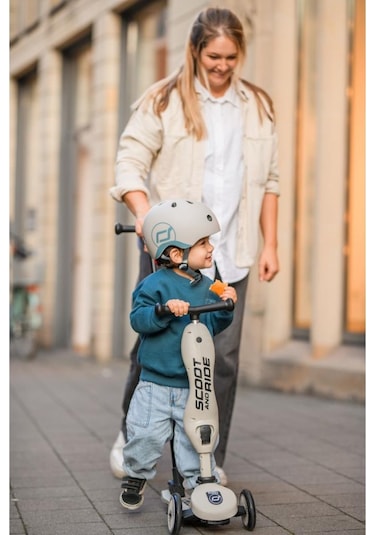 Scoot And Ride Push And Go Ebeveyn Kontrollü Çocuk Scooter Ash 240527-00067