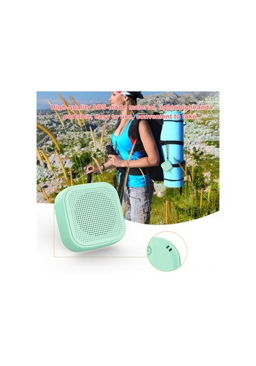 Neevoyu M1 Bluetooth 5.0 Hoparlör - 3w Hifi Ses, 1000mah Pil, Taşınabilir Dış Mekan Mini Subwoofer Pembe