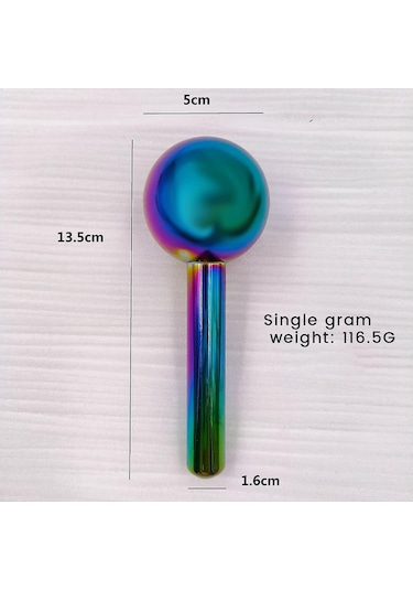 Kore Buz Dalgası Topu Yüz Silindiri Masaj Ve Rahatlama, Yaşlanma Karşıtı Cilt Bakım Aracı B Diğer