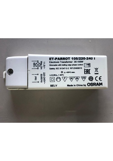 Osram 105w Eletronik Trafo Et-parrot 35w-105w/220-240v Giriş:2
