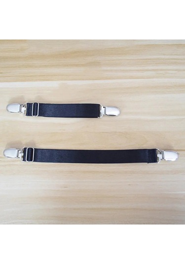 Stil A-ayarlanabilir Klip Kaymaz Çarşaf Tutucular Kemer Siyah Çarşaf Tutucu Kauçuk Gergi Klip Kemer Kanepe Masa Örtüsü