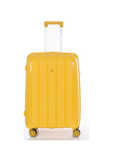Mçs V305 Polipropilen Orta Boy Valiz 65 CM - Sarı S18Y10003365 00012 Sarı
