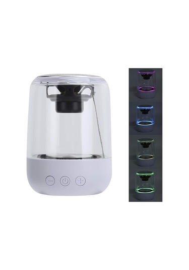Magicvoice Mv-24696 600 Mah Taşınabilir Rgb Mikrofonlu Aux-tf-bluetooth 3 Watt Hoparlör Beyaz