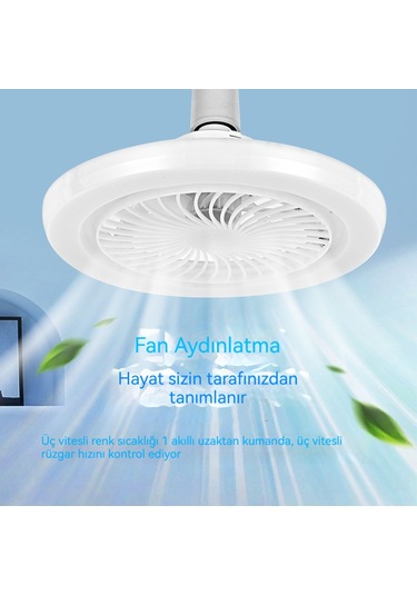 İçmekan Sessiz Ve Teşvik Edilmişan Vantilatörüllambası Beyaz