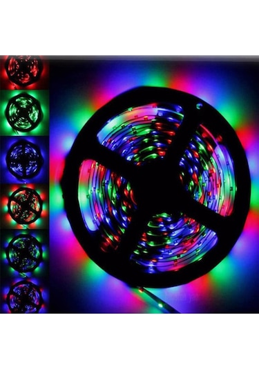 5 Metre Şerit Animasyonlu Tak Çalıştır Kumandalı Trafolu Rgbşerit