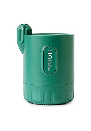 Agoodshop 330ml Renkli Kaktüs Sis Nemlendirici Esans Yağı Difüzörü - Sessiz Ve Otomatik Kapanma - Ev Ve Ofis İçin İdeal