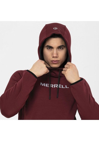 Merrell Search Erkek Sweatshirt Bordo