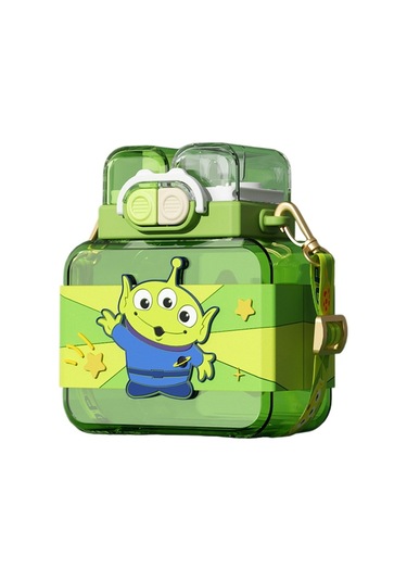 Jian Fan Çocuk Suyu İyi Görünümlü Çiftçi İçecek Hasır Bardak Spor Okul Kupası - Yeşil Yeşil