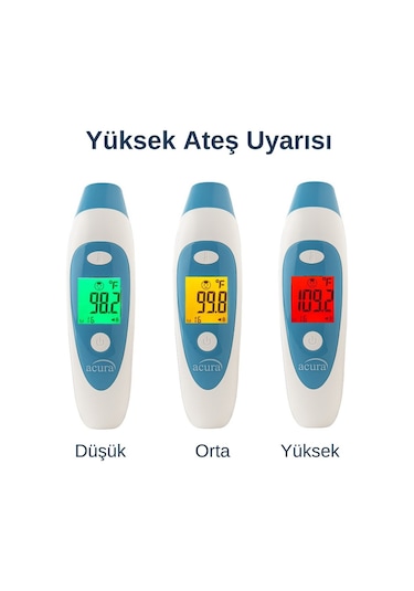 Acura Ac-9280 Kulaktan ve Alından Ateş Ölçer + Çanta