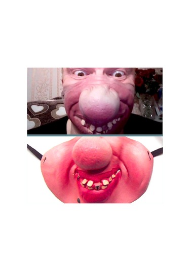 Omeniv Komik Maske Parti Eğlence Kostüm