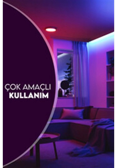 Dempower 10 Metre Şerit Led Çok Renkli