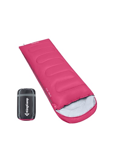 Kingcamp Oasis 250 Ultralight Uyku Tulumu Rosered Sol F. Pembe