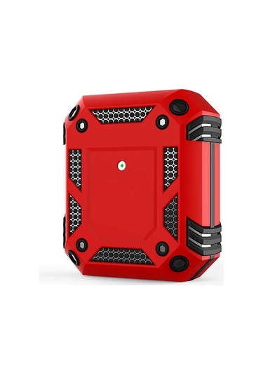 Kilifone - Airpods Uyumlu Airpods - Kılıf Airbag 15 Kılıf - Kırmızı