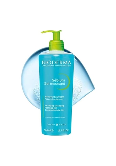 Bioderma Sebium Karma ve Yağlı Ciltler İçin Yüz Yıkama Jeli 500 ML + Sensibio Hassas Ciltler İçin Yüz Yıkama Jeli 500 ML