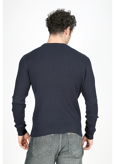 Lee Cooper Smith Erkek O Yaka Triko Kazak Lacivert-20033-lacivert Lacivert