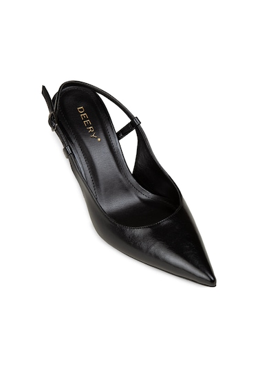 Deery Kadın Siyah Slingback Stiletto - Rd420zsyhm01 siyah