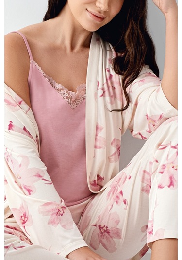 Pierre Cardin Kadın Pembe Sabahlık Pc9058-s-v1 Pembe