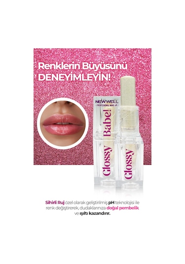 New Well Magic Of Color Transparent Lipstick Dudak Parlatıcı 5 G