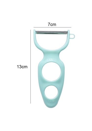 20 Adet Yaratıcı Paslanmaz Çelik Kazıma Soyma Çok Fonksiyonlu Sebze Ve Meyve Soyucu Green , Size:20 Pcs Fruit Peeler Green Mavi