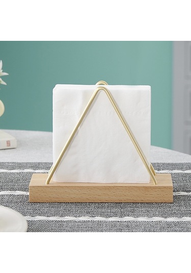 Sones Kayın Ağacı Kısa Tip Dikey Peçetelik Yemek Restoran Masa Dekoru Kağıt Peçeteler, Posta, Faturalar İçin