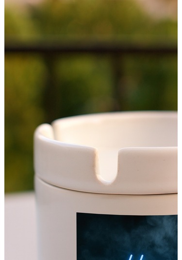 Porselen Baskılı Küllük - Hoşça Kal