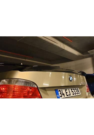 BMW E60 M4 Spoiler, Eski 5.20 2004 2011, Parlak Siyah Boyalı