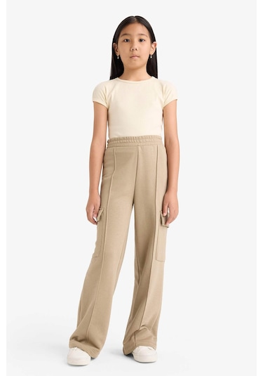 Defacto Bej Kız Çocuk Eşofman Altı E6930a8/bg403 Bej