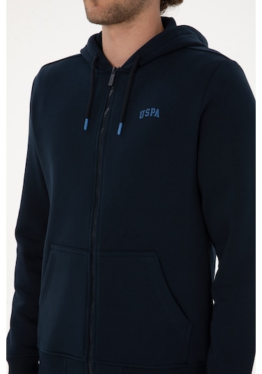 U.S. Polo Assn. Erkek Regular Fit Lacivert Şardonlu Örme Hırka 50313755-VR033 U.S. Polo Assn. Erkek Regular Fit Lacivert Şardonlu Örme Hırka 50313755-VR033