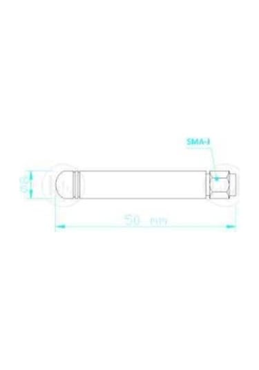 Antenna Home Ah1g.101 433mhz H50 Sma-j Plastik Anten