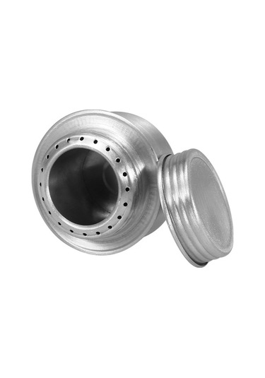 Ebitda Taşınabilir Alüminyum Mini Alkol Ocak Kapağı Kamp Ve Yürüyüş Pişirme Seti Gümüş Gümüş