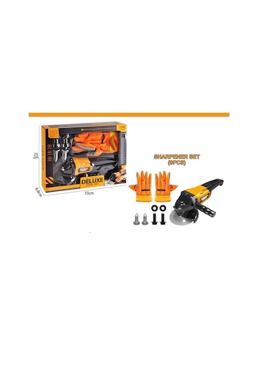 Ceren Ctoys Oyuncak Spiral Taşlama Makinası Ve İş Eldiveni 3288-a6
