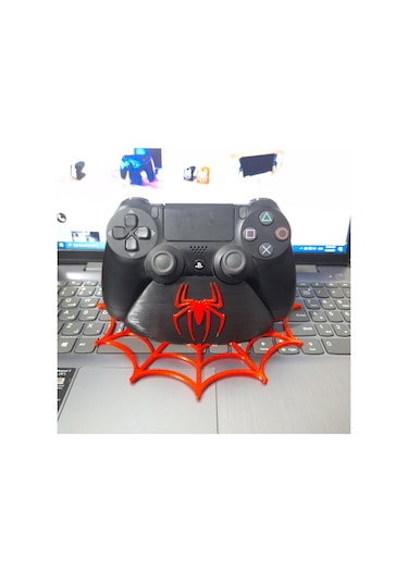 Örümcek Adam Ps4 Kol Tutucu - Siyah - Kırmızı