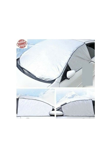Araç Buzlanma Önleyici Cam Üstü Kar Örtüsü Ön ve Yan Cam  Branda