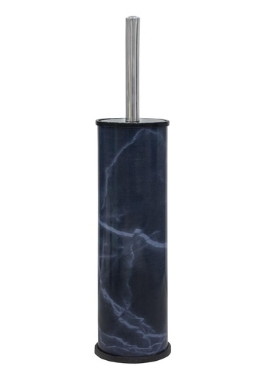 SİLİWAX LACİVER MERMER -2 Li Set Pedallı Çöp Kovası ve Wc Klozet Lacivert