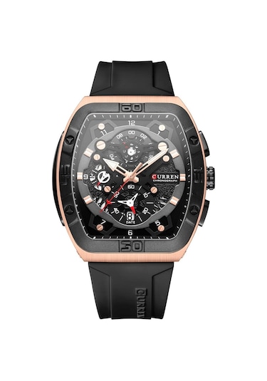 Curren 8443 Quartz Kol Saati-orjinal Kutusunda Siyah Gold