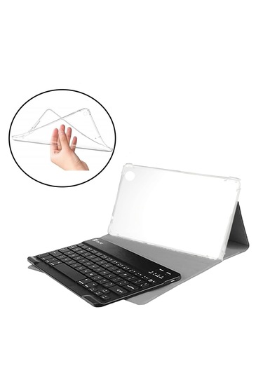 Lenovo Tab M10 Tb328fu Btklavye Mouse+stand Kılıf-bkk6 Pembe