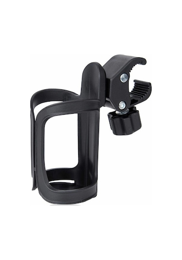 Bisiklet Suluk Termos Şişe Tutacağı Matara Kafesi Siyah 14 x 7 CM Siyah