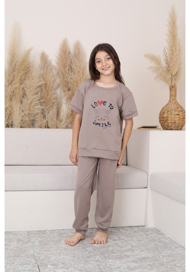 Sleeproom Iki Iplik Yazlik Çocuk Garson Gez Beden Eşofman Giyim Taş