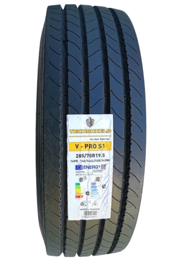285/70 R19.5 146l 16pr Vpro S1 Düz M+s Techshıeld, 2025 Tayland Üretim