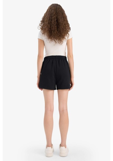 Defacto Regular Fit Esnek Belli Cepli Şort F6776ax25hsbk81 Siyah