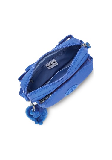 Kıplıng Abanu Küçük Boy Omuz Çantası Mavi Havana Blue Mavi