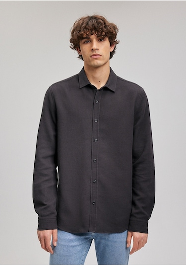 Mavi - Siyah Gömlek 8810217-900 - (534222710) Siyah