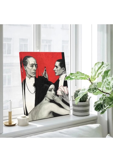 Sessiz Sevgililer Kanvas Tablo