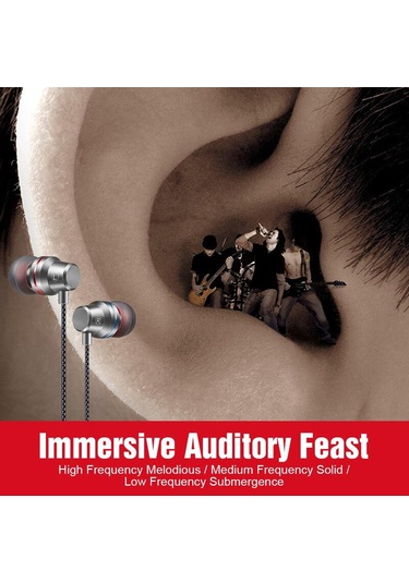 Kablolu Kulaklık Kulakiçi Kulaklık 3.5 MM Kulak İçi Kulaklık Mikrofonlu Kulaklık Stereo Kulaklık