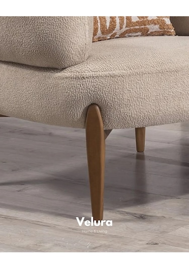 Latte Berjer & Tekli Koltuk Ekru